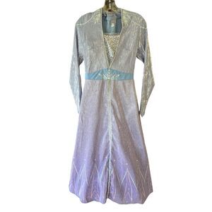 Disney Store Frozen Elsa costume Dress Up‎ Princess Role-play Medium